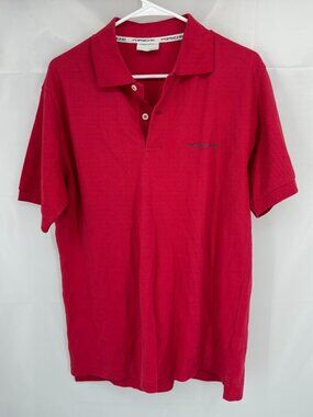Porsche Men S Polo Shirt Short Sleeve Solid Red Pullover Casual Everyday Sport